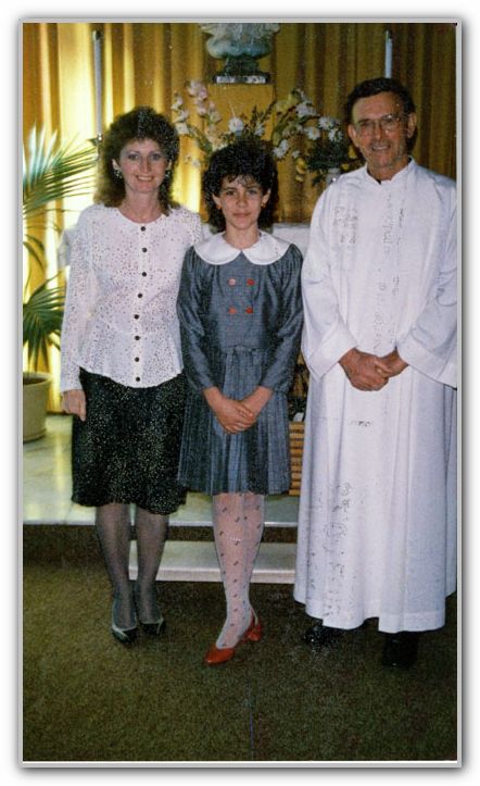 LJ at Holy Communion